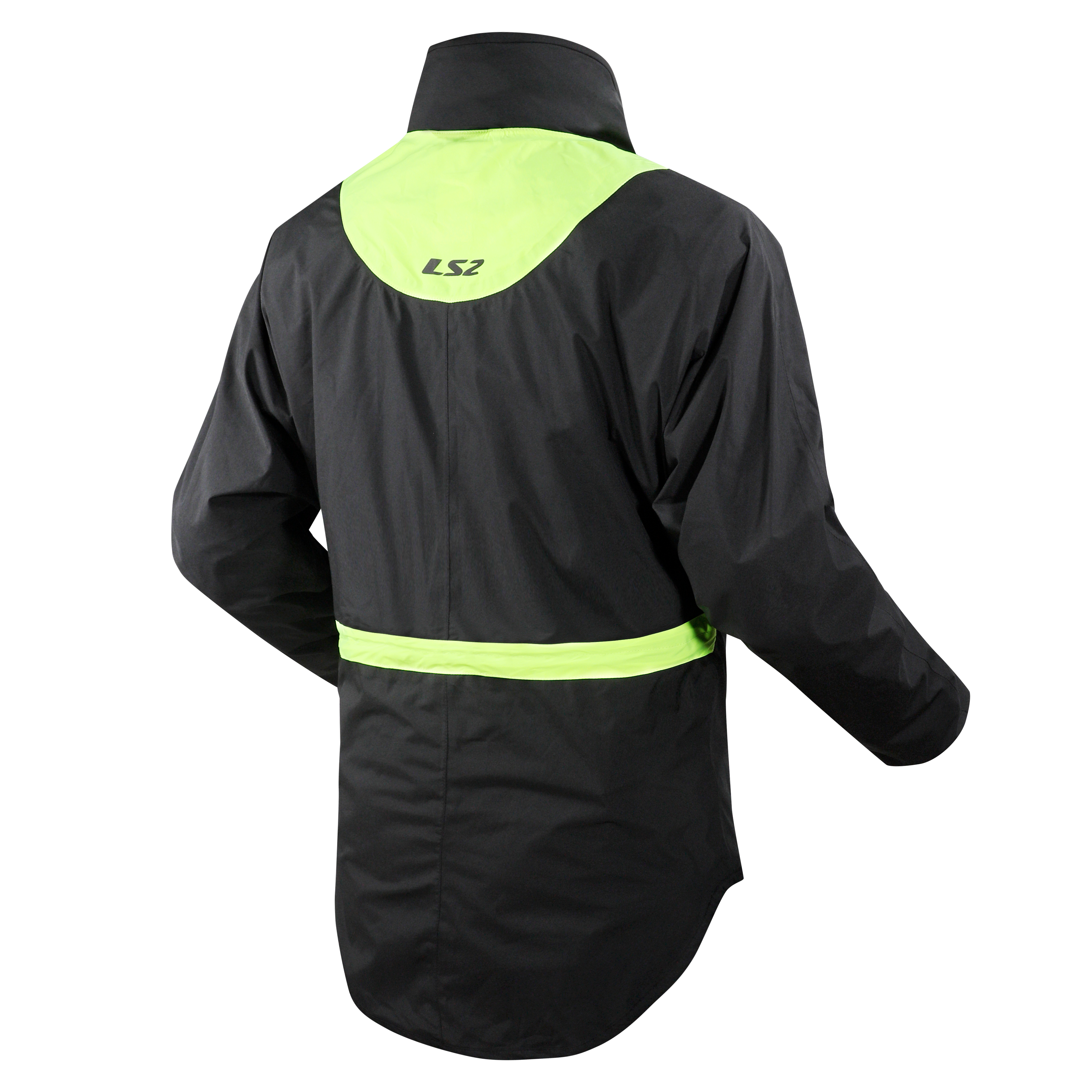 LS2 X-RAIN JACKET BLACK YELLOW